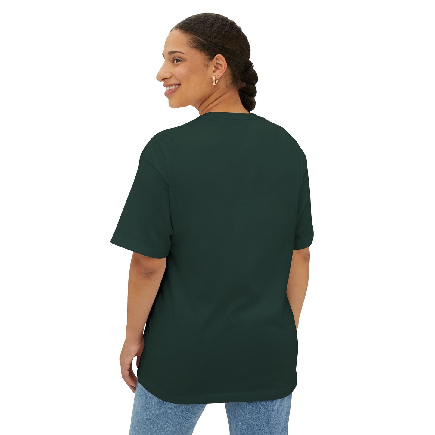 Tarantula Billie Graphic Tee — Retro Minimal Logo Boxy T-Shirt