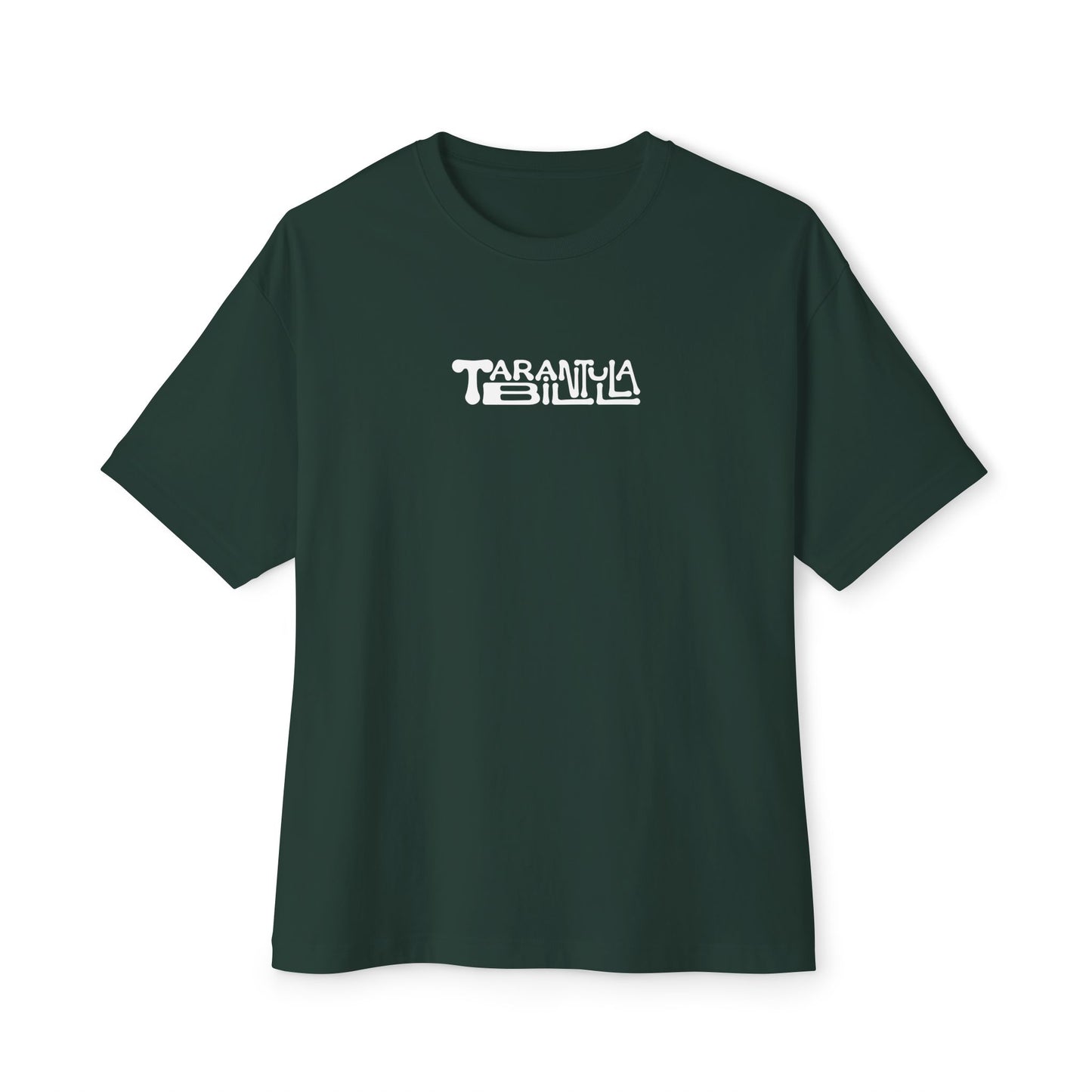Tarantula Billie Graphic Tee — Retro Minimal Logo Boxy T-Shirt