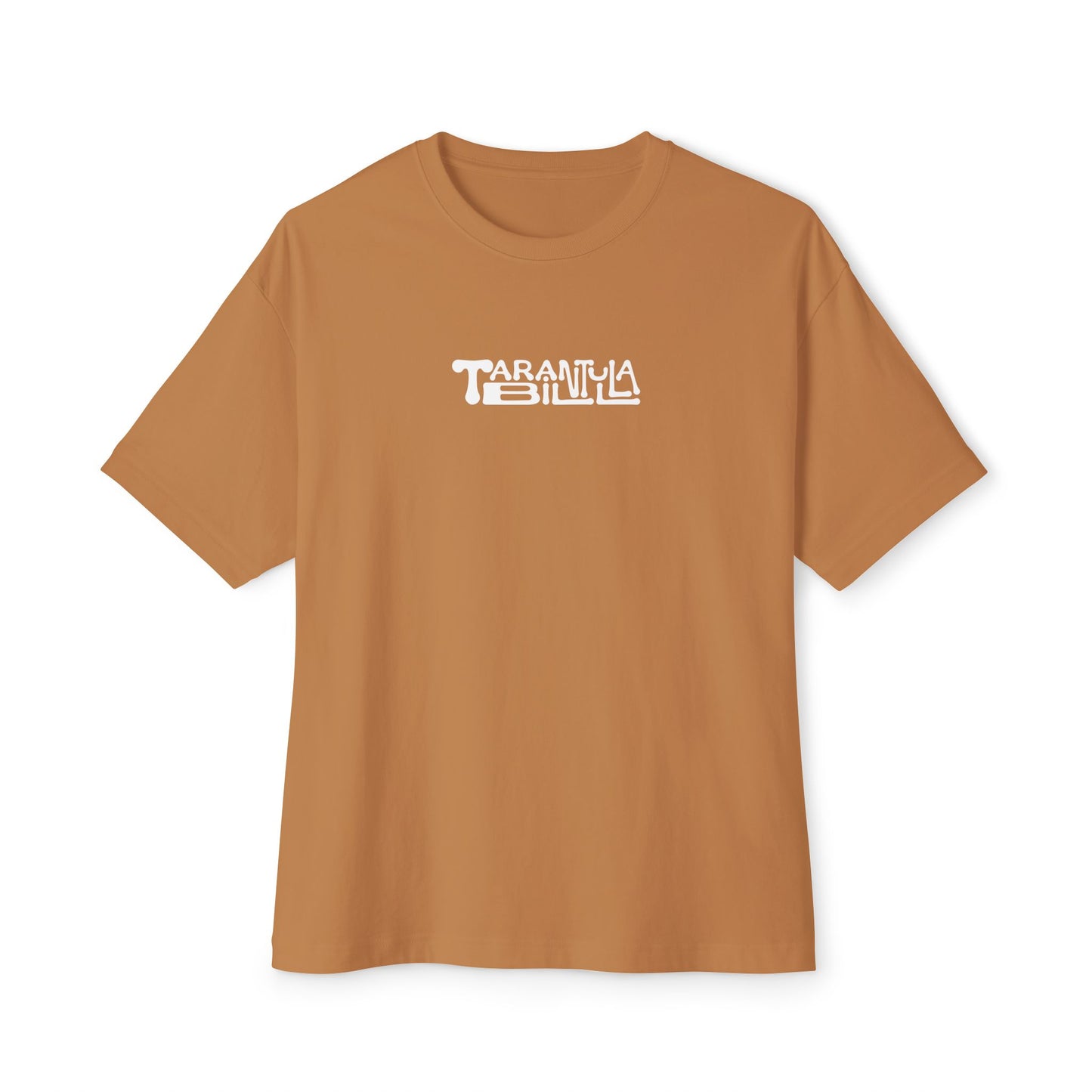 Tarantula Billie Graphic Tee — Retro Minimal Logo Boxy T-Shirt