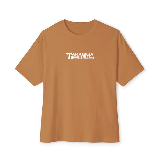 Tarantula Billie Graphic Tee — Retro Minimal Logo Boxy T-Shirt